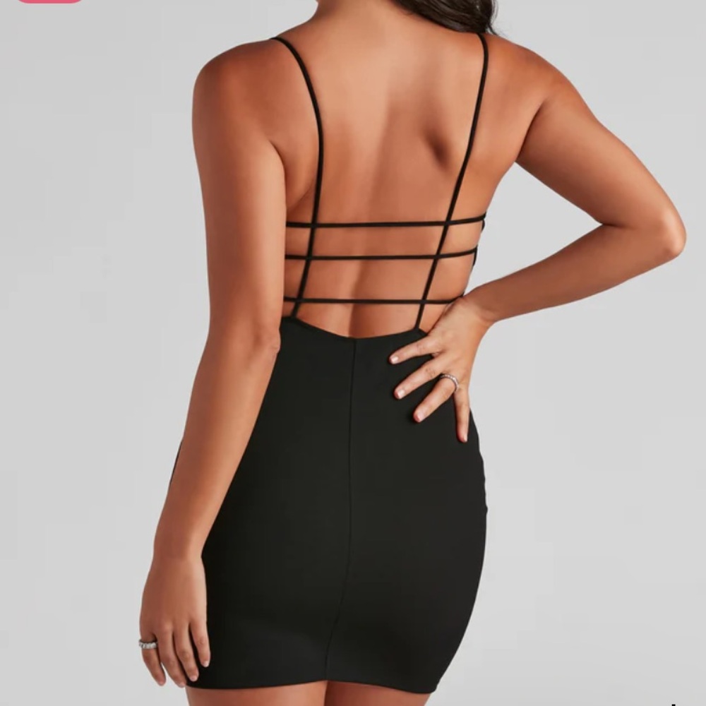 Windsor Made My Mark Crepe Mini Dress